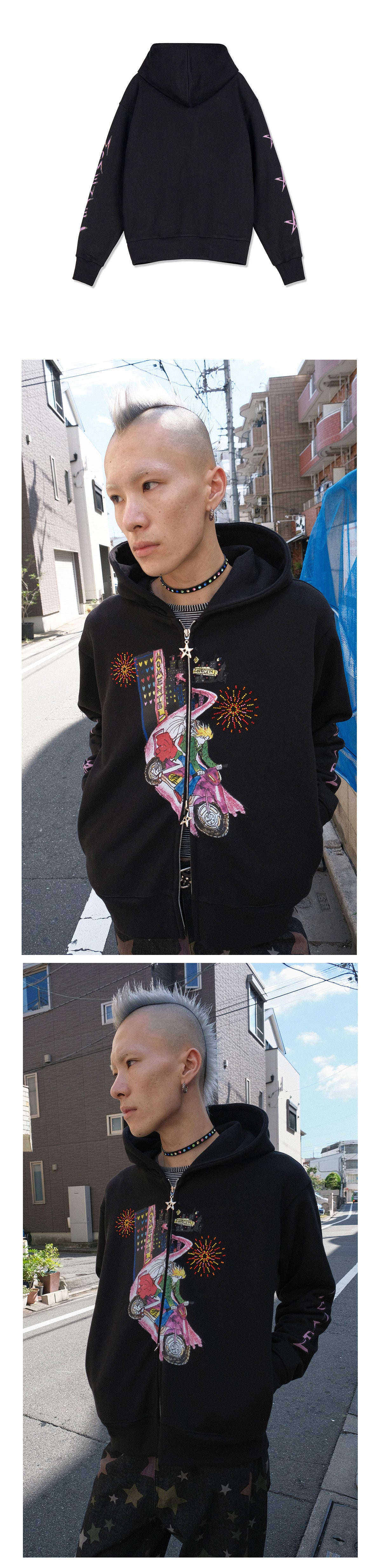 Love City Drive Hood Black – MOMENTEL – London UK | YUGU