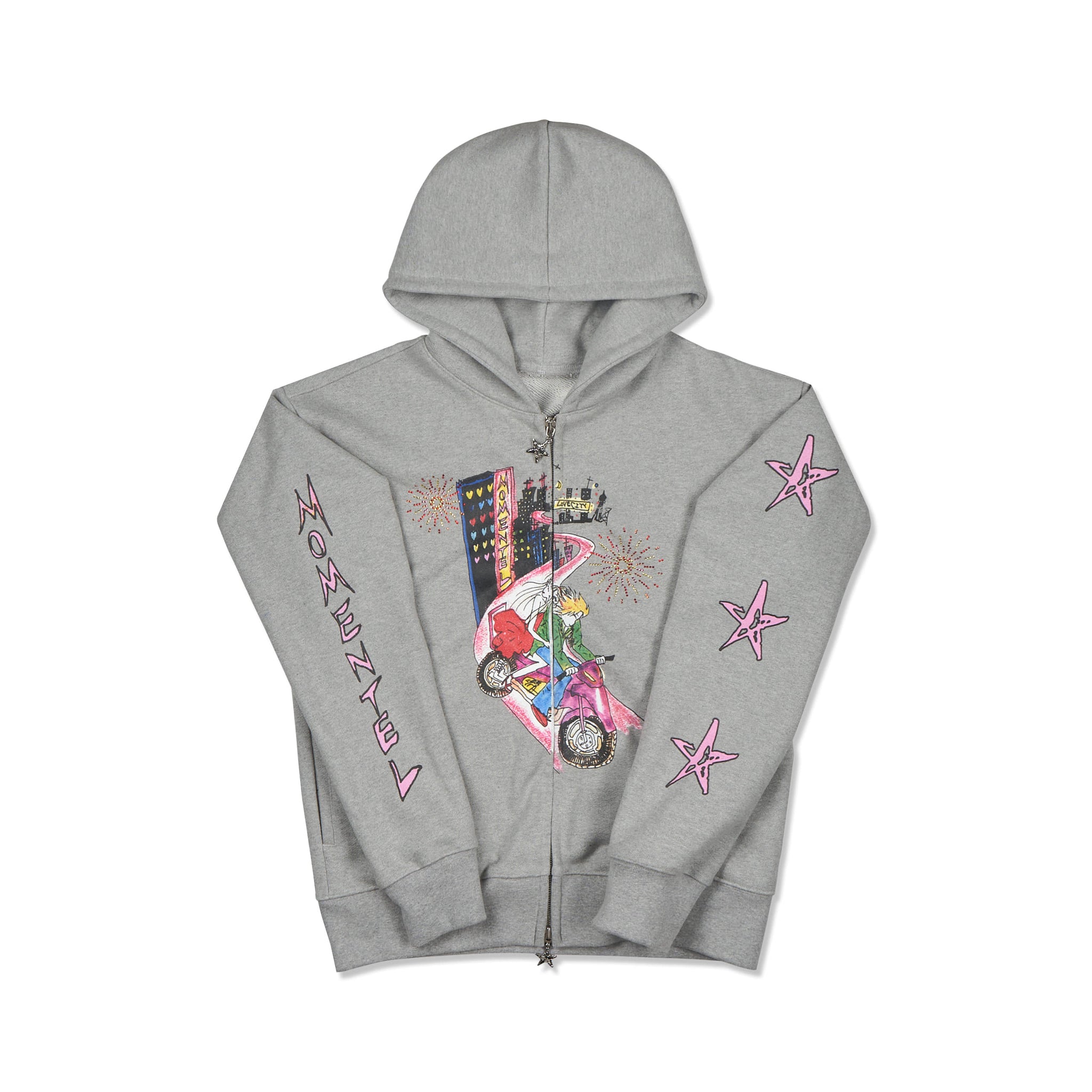 Love City Drive Hood Grey – MOMENTEL – London UK | YUGU