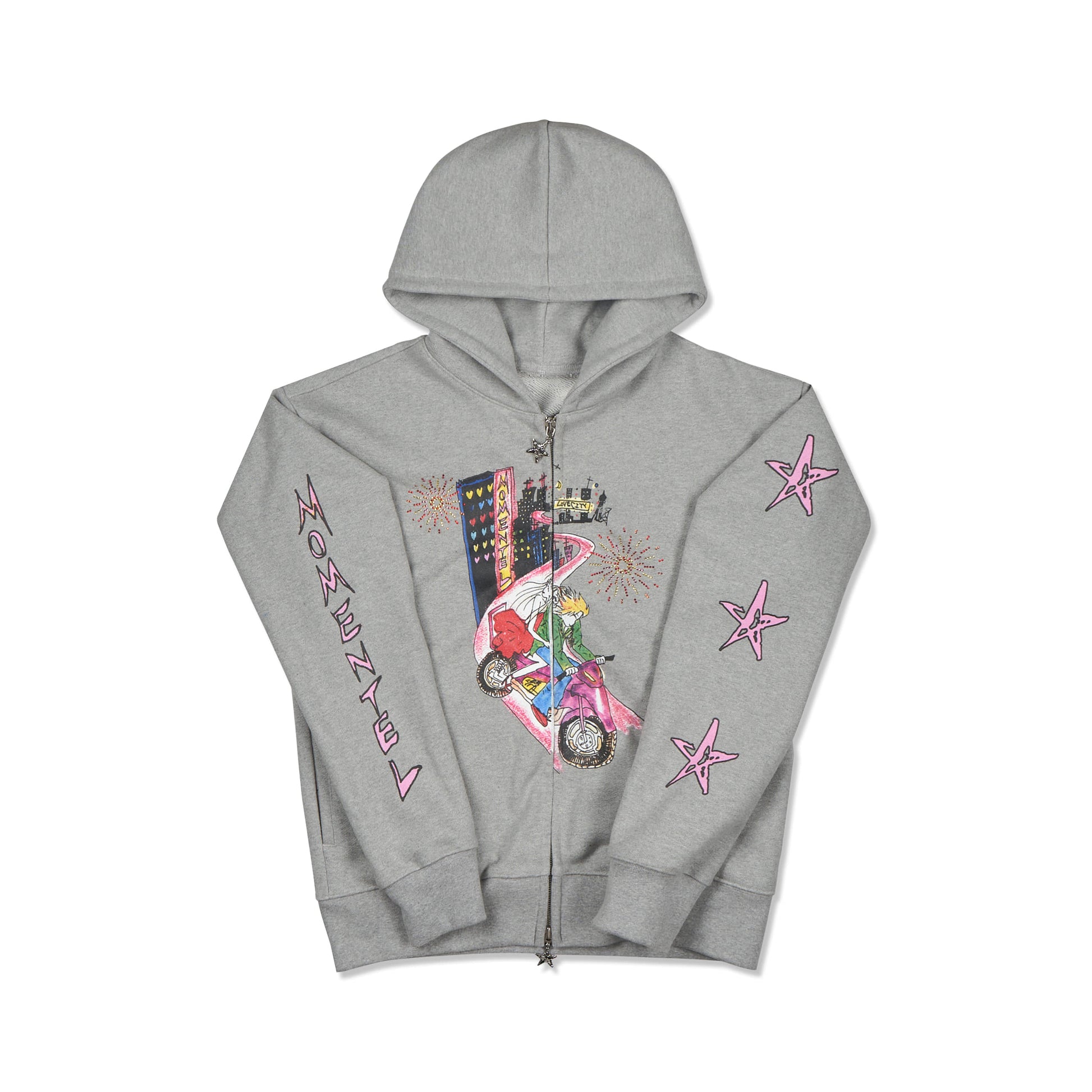 Love City Drive Hood Grey – MOMENTEL – London UK | YUGU