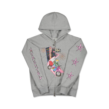 Love City Drive Hood Grey – MOMENTEL – London UK | YUGU