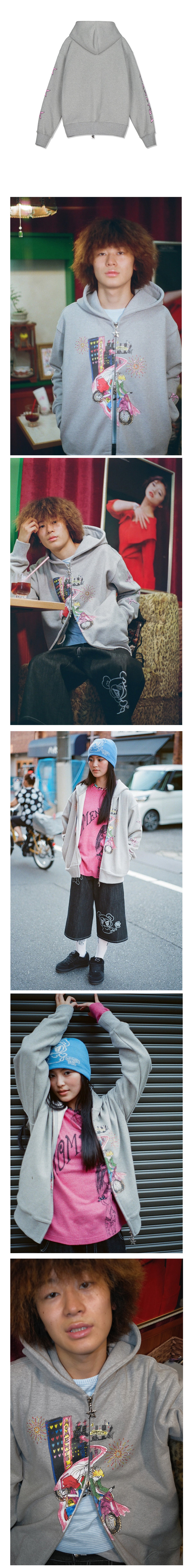Love City Drive Hood Grey – MOMENTEL – London UK | YUGU