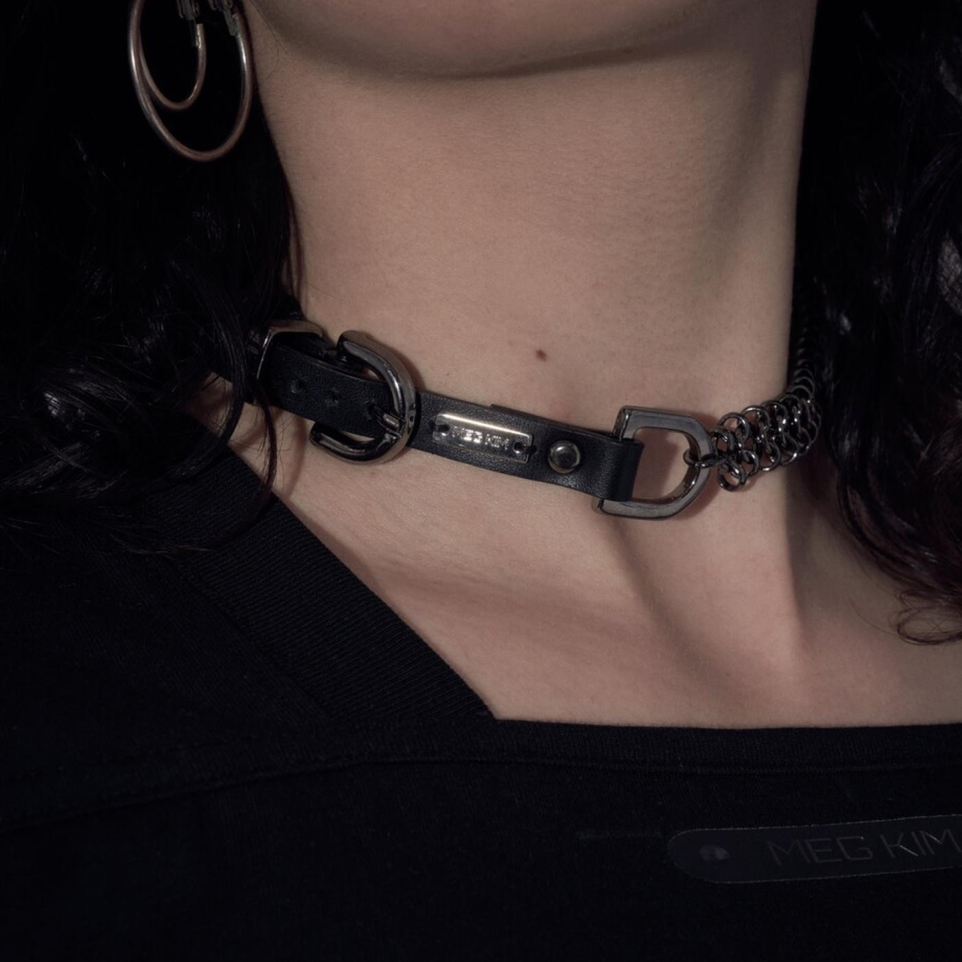 Leather Belt Choker – MEG KIM – London UK | YUGU