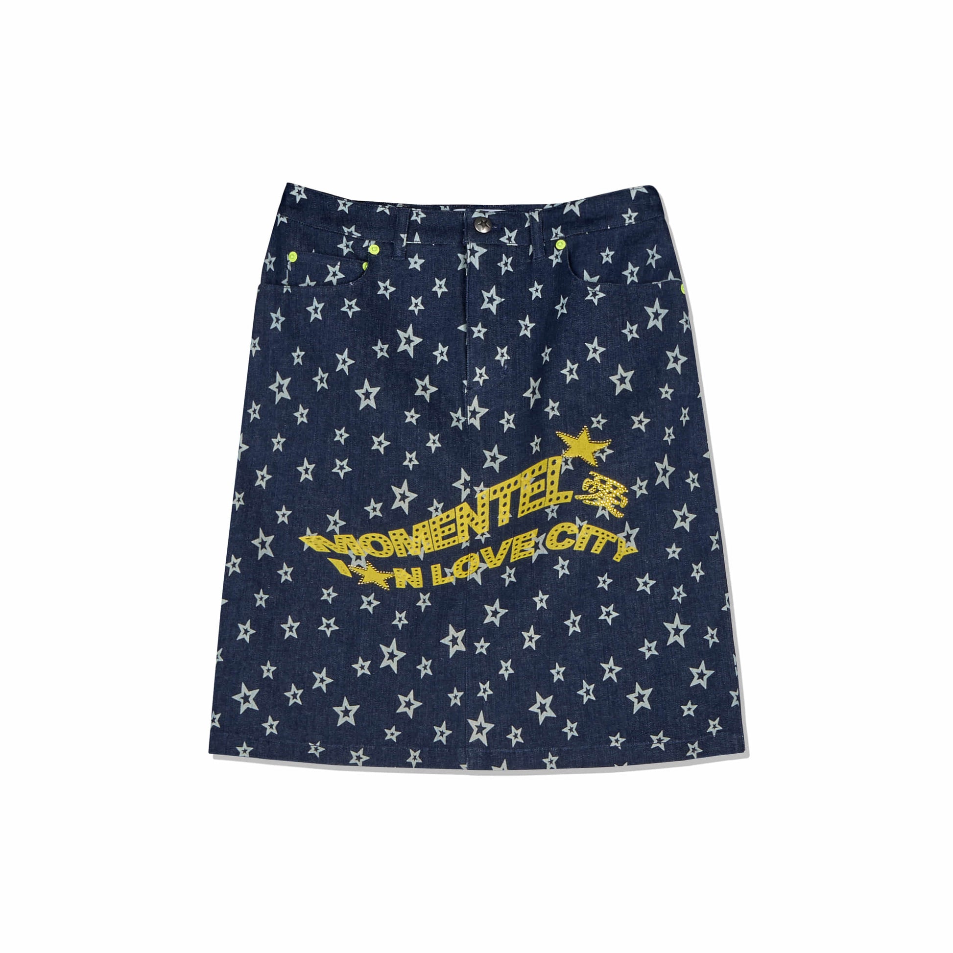 Star Love City Denim Skirt – MOMENTEL – London UK | YUGU