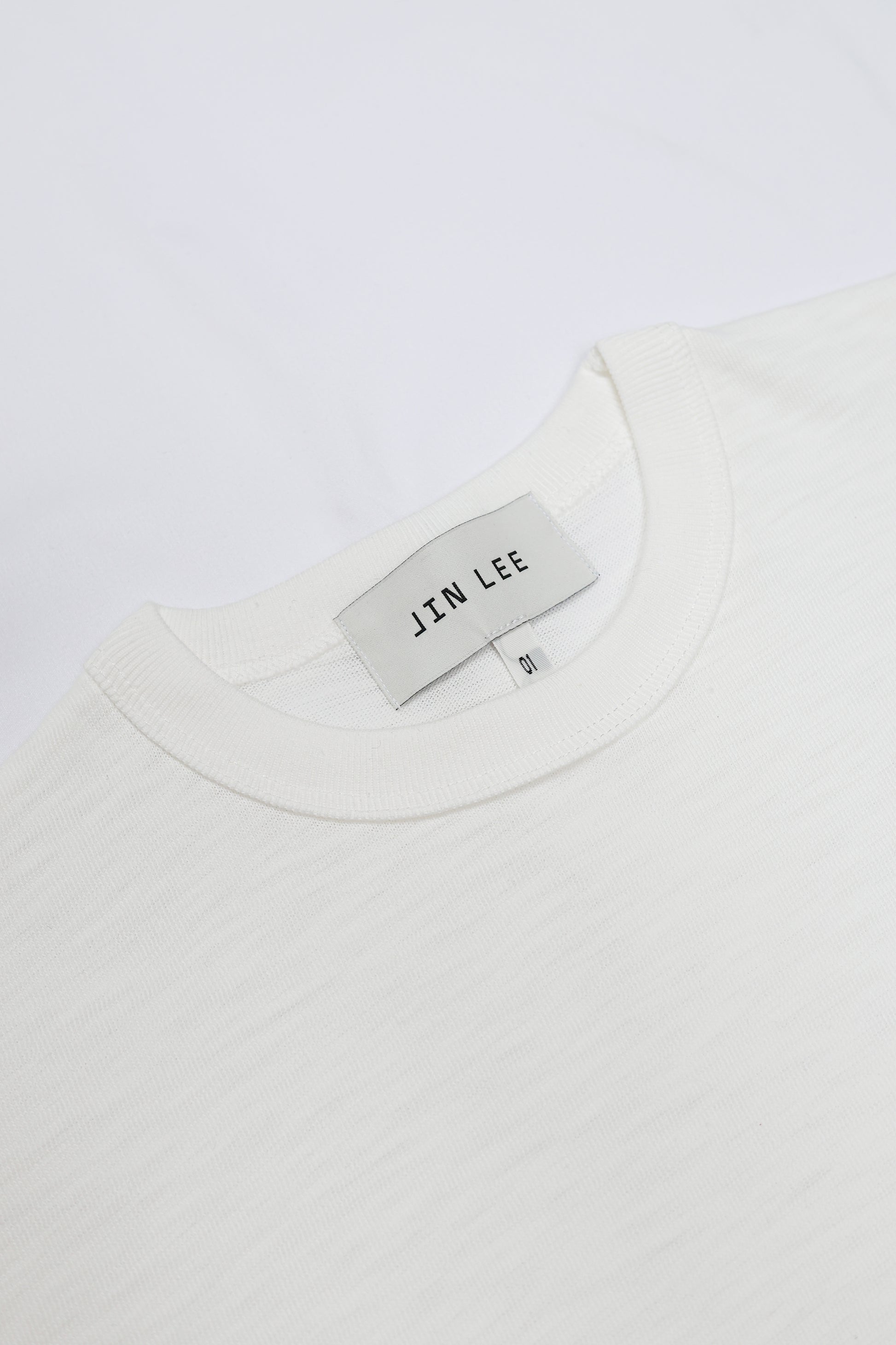 Cotton Slub T-Shirt White – JIN LEE – London UK | YUGU