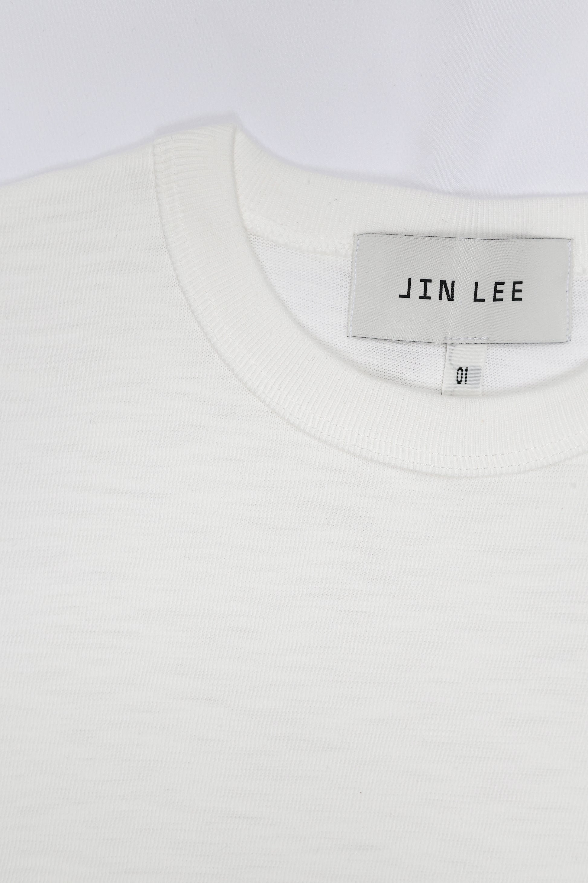 Cotton Slub T-Shirt White – JIN LEE – London UK | YUGU