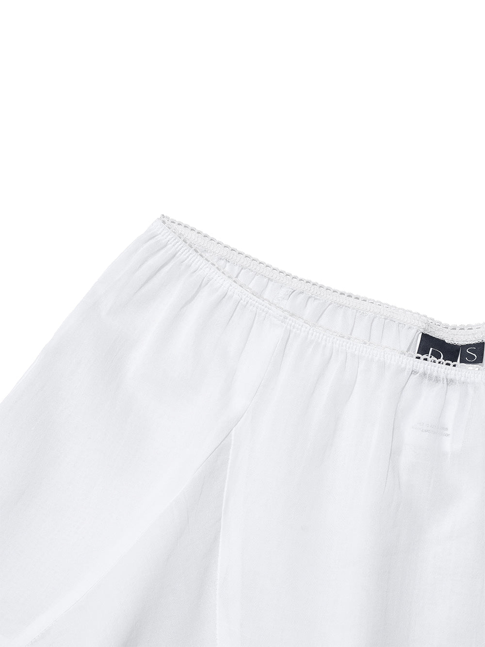 PWC Cotton Lace Trim Gored Mini Skirt White – PARTIMENTO WOMEN – London UK | YUGU
