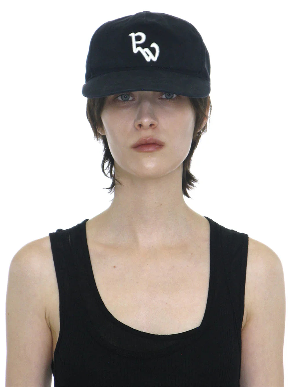 Washed Embroidered Grandad Cap [Navy] – PARTIMENTO WOMEN – London UK | YUGU