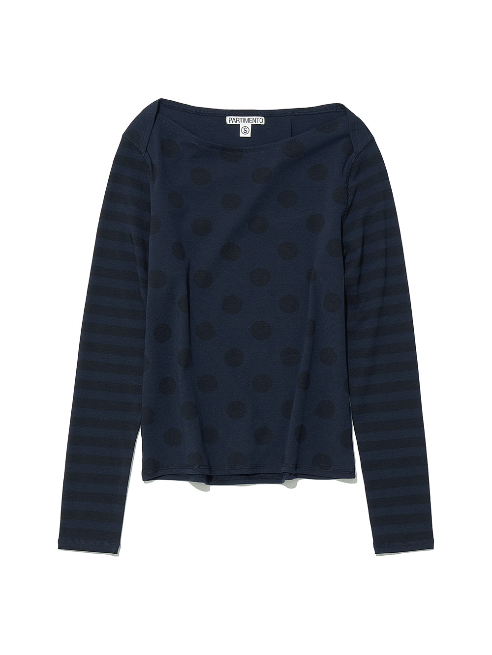 Dot Stripe Long Sleeve Navy – PARTIMENTO WOMEN – London UK | YUGU