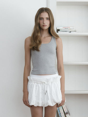 Basic U Neck Sleeveless Grey – ASURA – London UK | YUGU