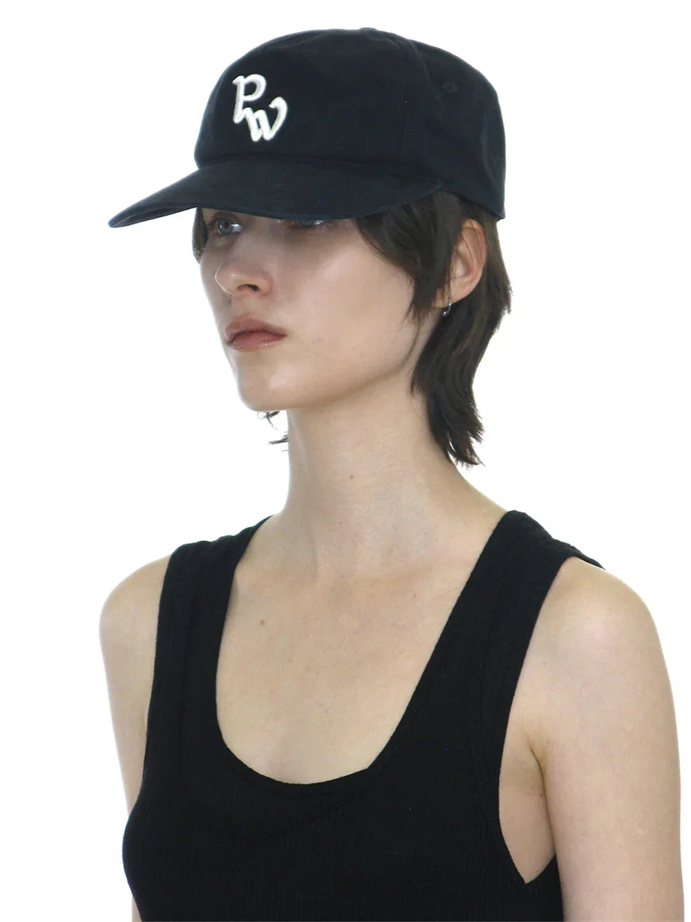 Washed Embroidered Grandad Cap [Navy] – PARTIMENTO WOMEN – London UK | YUGU