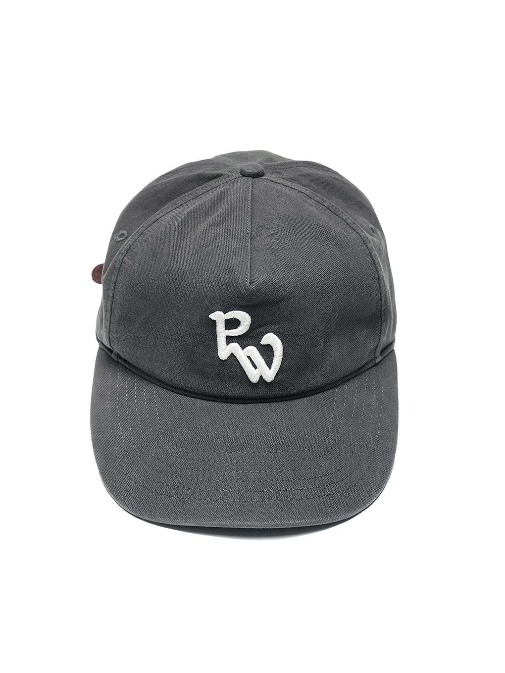 Washed Embroidered Grandad Cap [Charcoal] – PARTIMENTO WOMEN – London UK | YUGU
