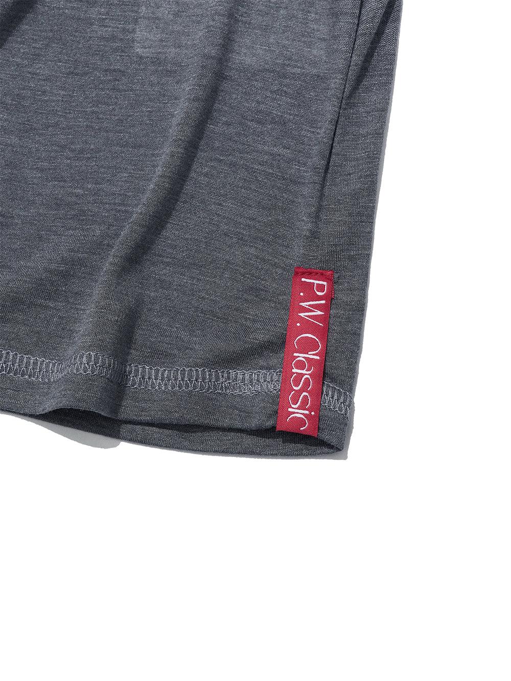 Sheer Raglan 3/4 Sleeve Top [Charcoal Melange] – PARTIMENTO WOMEN – London UK | YUGU