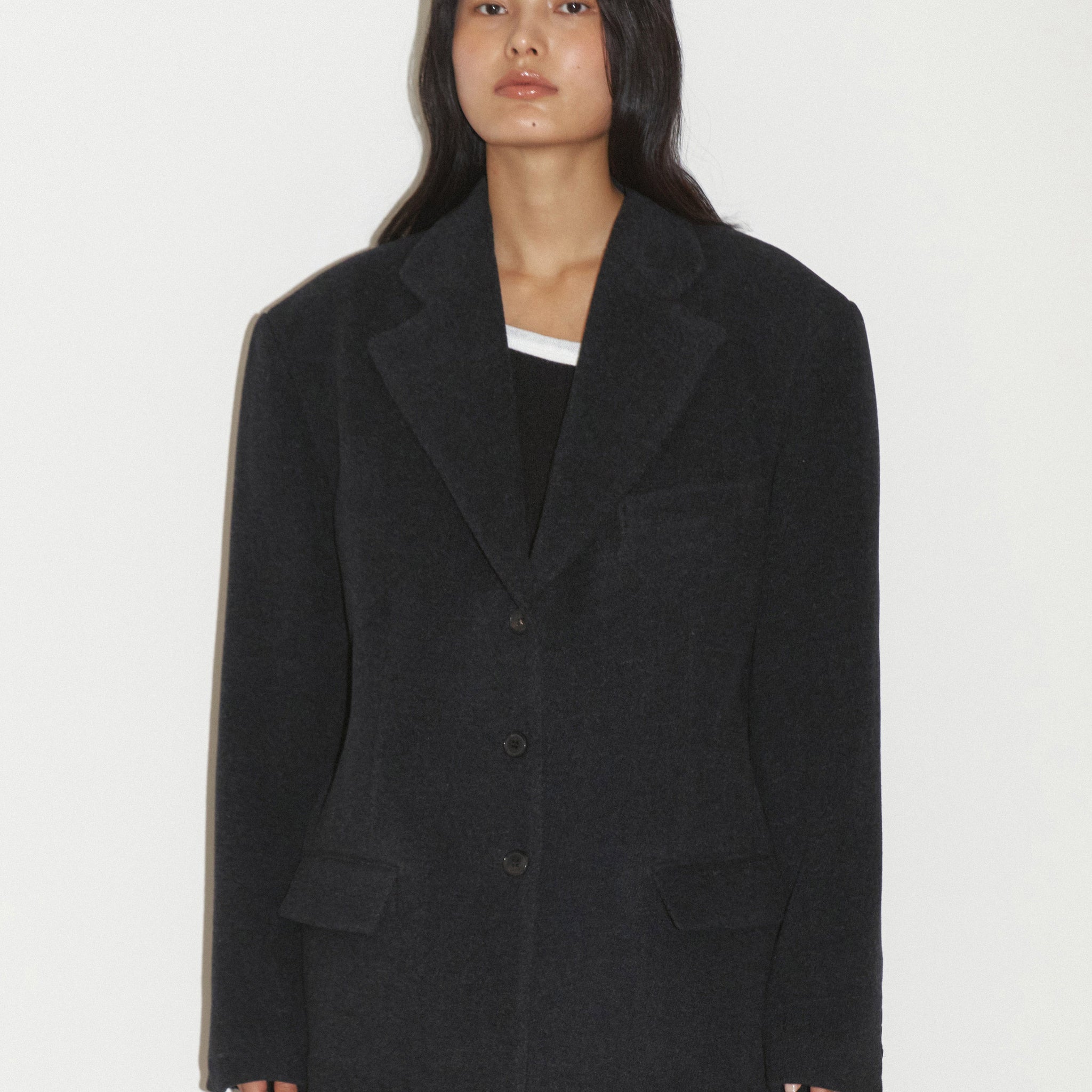 Wool Half Coat – POLYSOOEM – London UK | YUGU